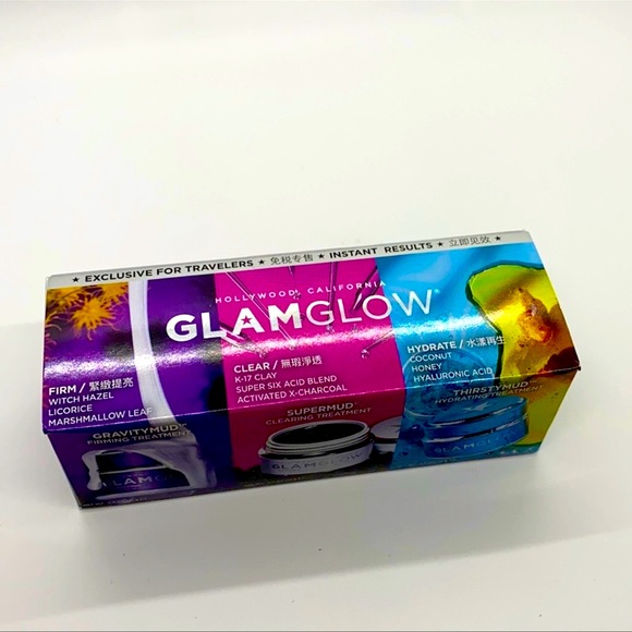 GLAMGLOW Exclusive Mini Mask Trio: Travel Size: Brand New - Picture 1 of 2